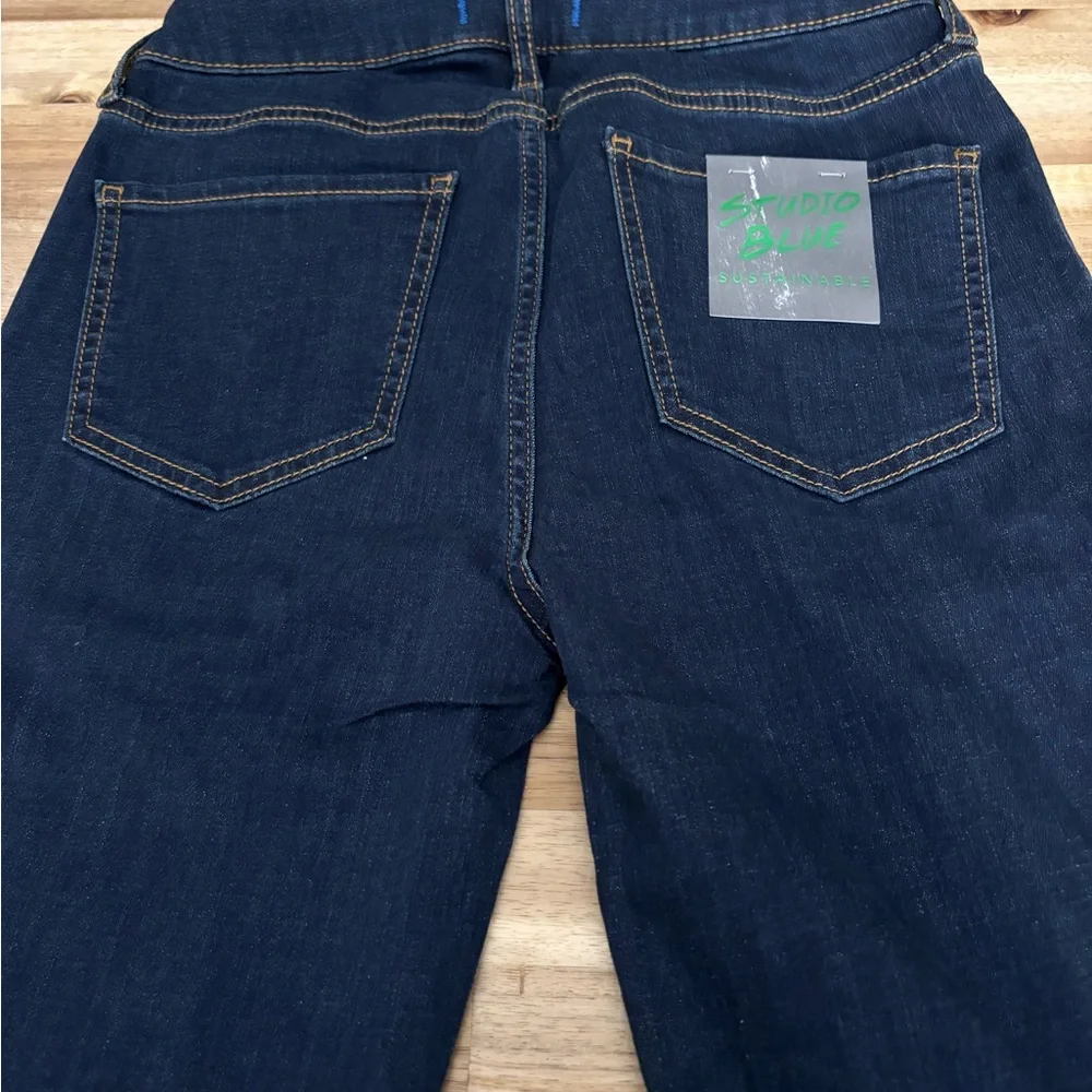 Studio Blue Sustainable Deep Indigo Straight Jeans size 28. - Picture 6 of 8